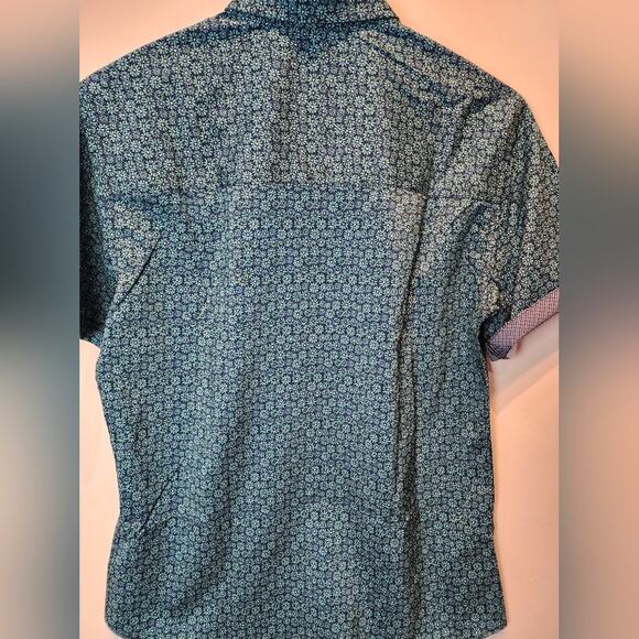 Nick Graham Everywhere New Print Sport Shirt Un Tuck Performance Mens Size S NWT - Picture 5 of 8